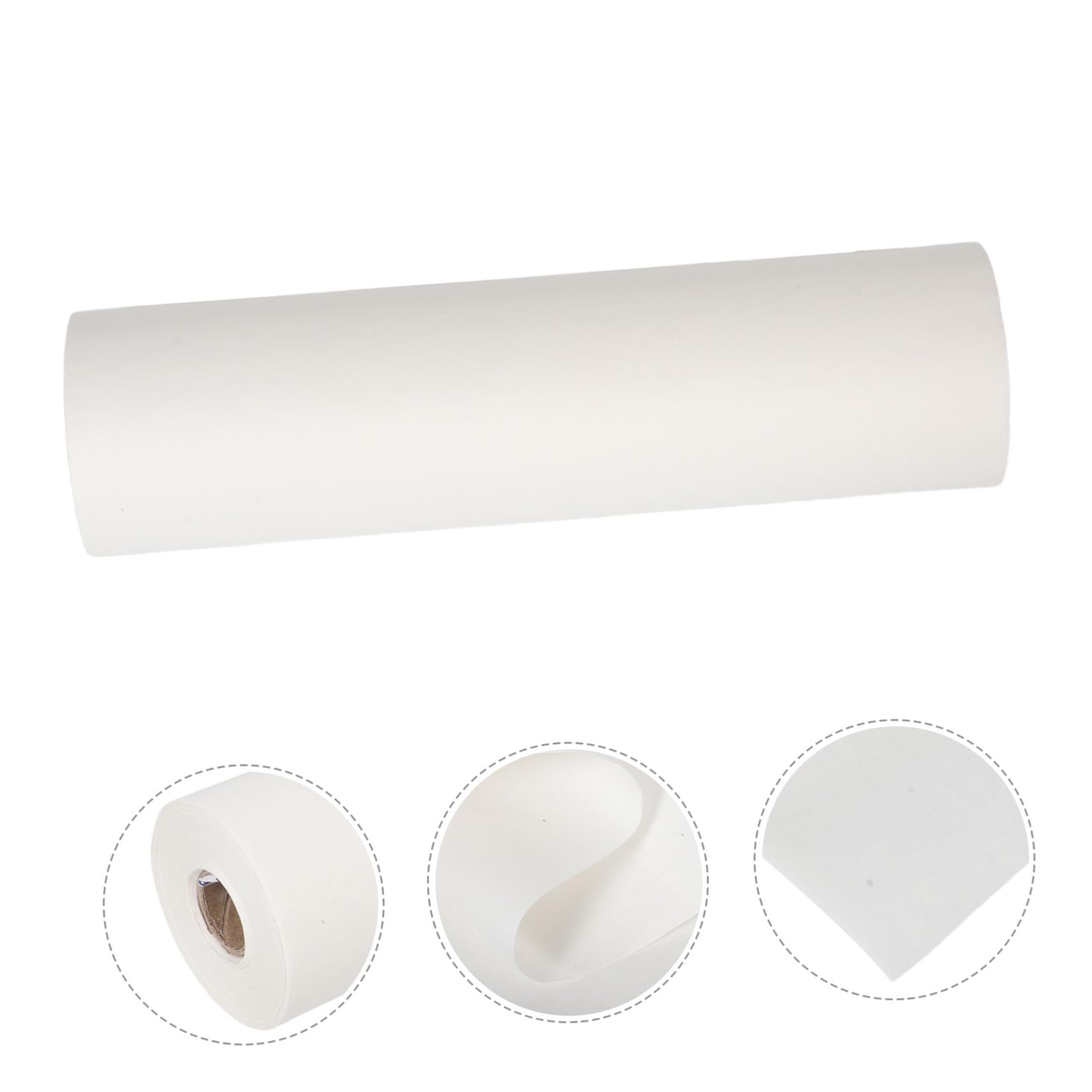 Cabilock Rollo De Papel Xuan Para Caligrafía y Pintura China 35 Cm Blanco Engrosado Semifresco Artista Profesional Manualidades Uso Decorativo Artístico