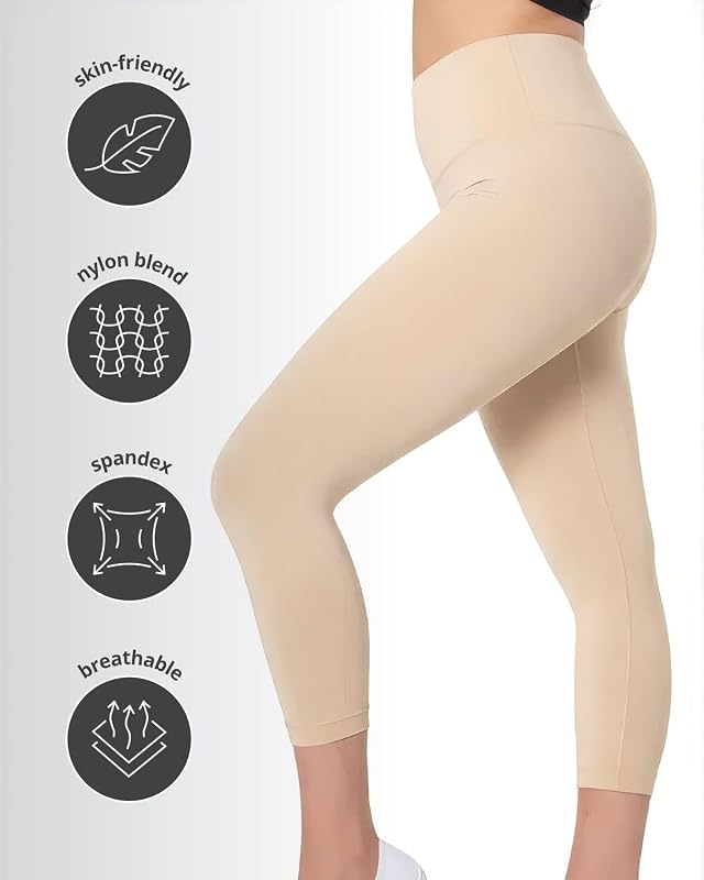 High Waisted Shapewear Leggings, Tummy Control Compression image 5