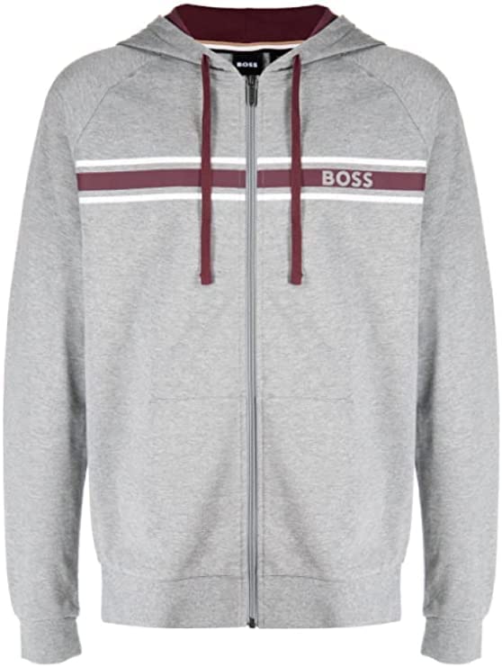 Hugo Boss Men's Authentic Jacket Hoodie Light Gray (as1
