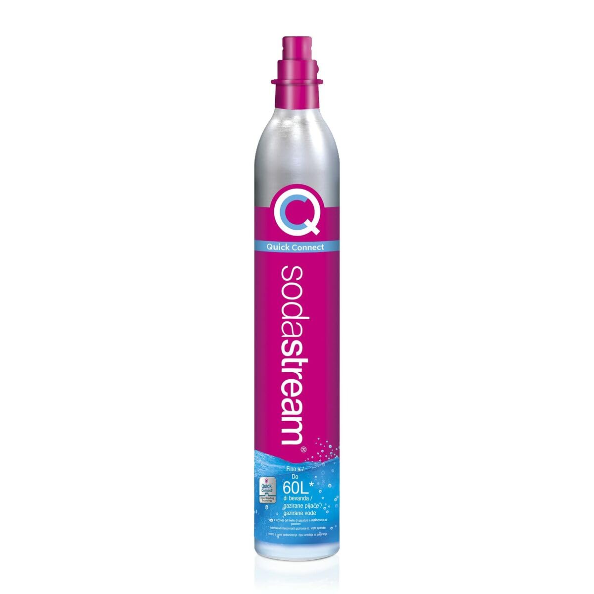Sodastream Duo Megapack - Gasador de agua para hacer agua con gas, blanco, 31 x 16 x 44 cm, 6 kg
