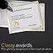 100 Professional Award Certificate Paper 8.5 x 11 with Seals, Gold Foil Border, Blank. Laser, Inkjet Printable