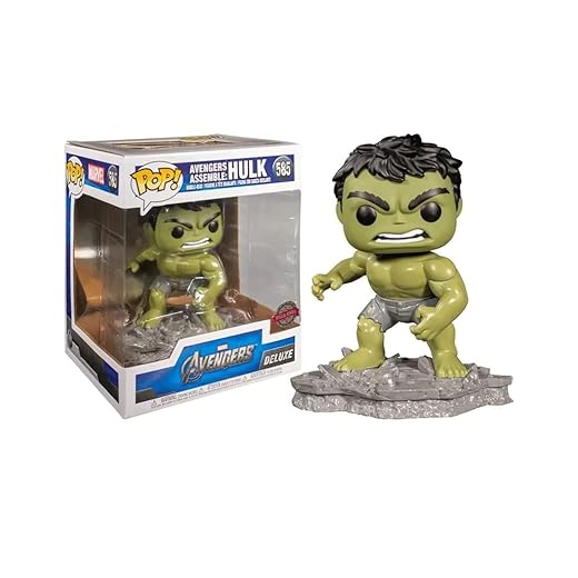 Funko Pop! Deluxe, Marvel: Avengers Assemble Series - Hulk, Amazon Exclusive, Figure 2 Of 6