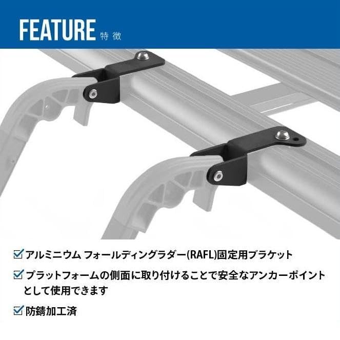 Amazon.co.jp: RHINO-RACK PIONEER LADDER MOUNT FOR RAFL 43217