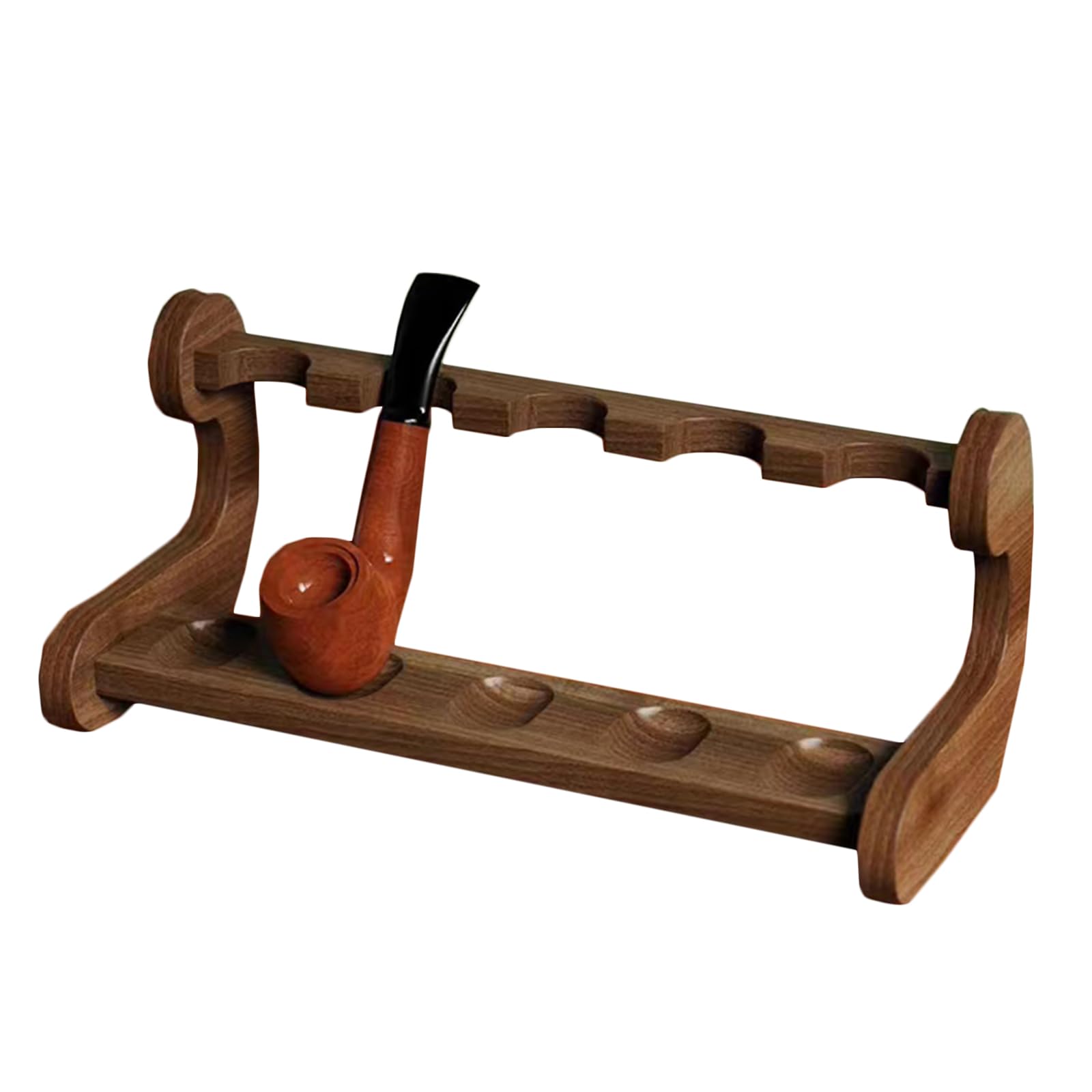 Support pour Pipes à Tabac en Bois Idéal pour Votre Salon ou Bureau
