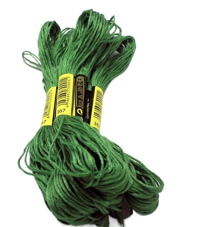 Fil à broder 6 brins pour bracelets de l'amitié créations DIY uniques couleur 370