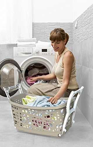 Bama 70165 Stand up Laundry Basket with Legs, One Size, Multi-Colour