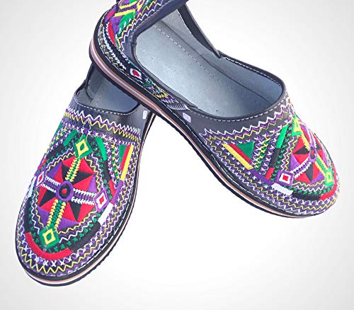 Womens Moroccan Leather Babouche Slippers,Traditional Moroccan Basic Babouche