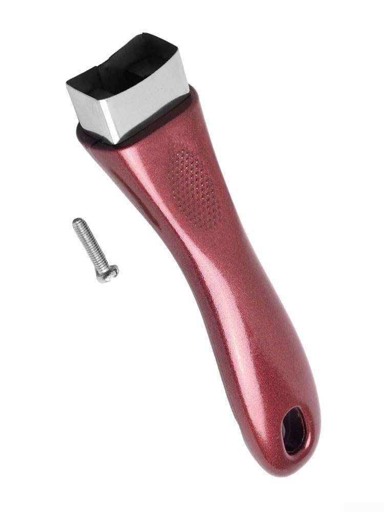 Hitzebeständiger Pfannengriff Ersatz 16,5 Cm Schrauben Bakelit-Topfgriff Ersatz | 2 Stück Mit Schrauben | Hitzebeständig & Verbrühungssicher | Für Pfannen Und Töpfe 16.5cm Griff