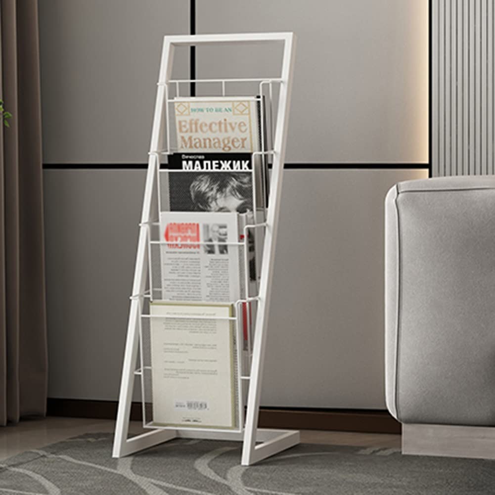 Stojący stojak na czasopisma i gazety