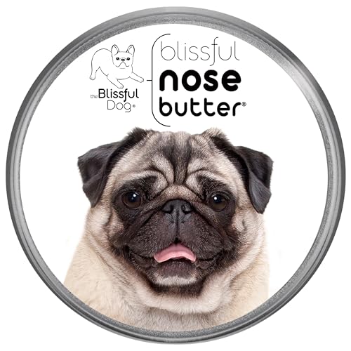 Image of The Blissful Dog Fawn Pug Nose Butter, Versatile Dog Nose Balm to Reduce Dryness, Handcrafted Moisturizer, Easy-to-Apply, Unscented, 1 oz.
