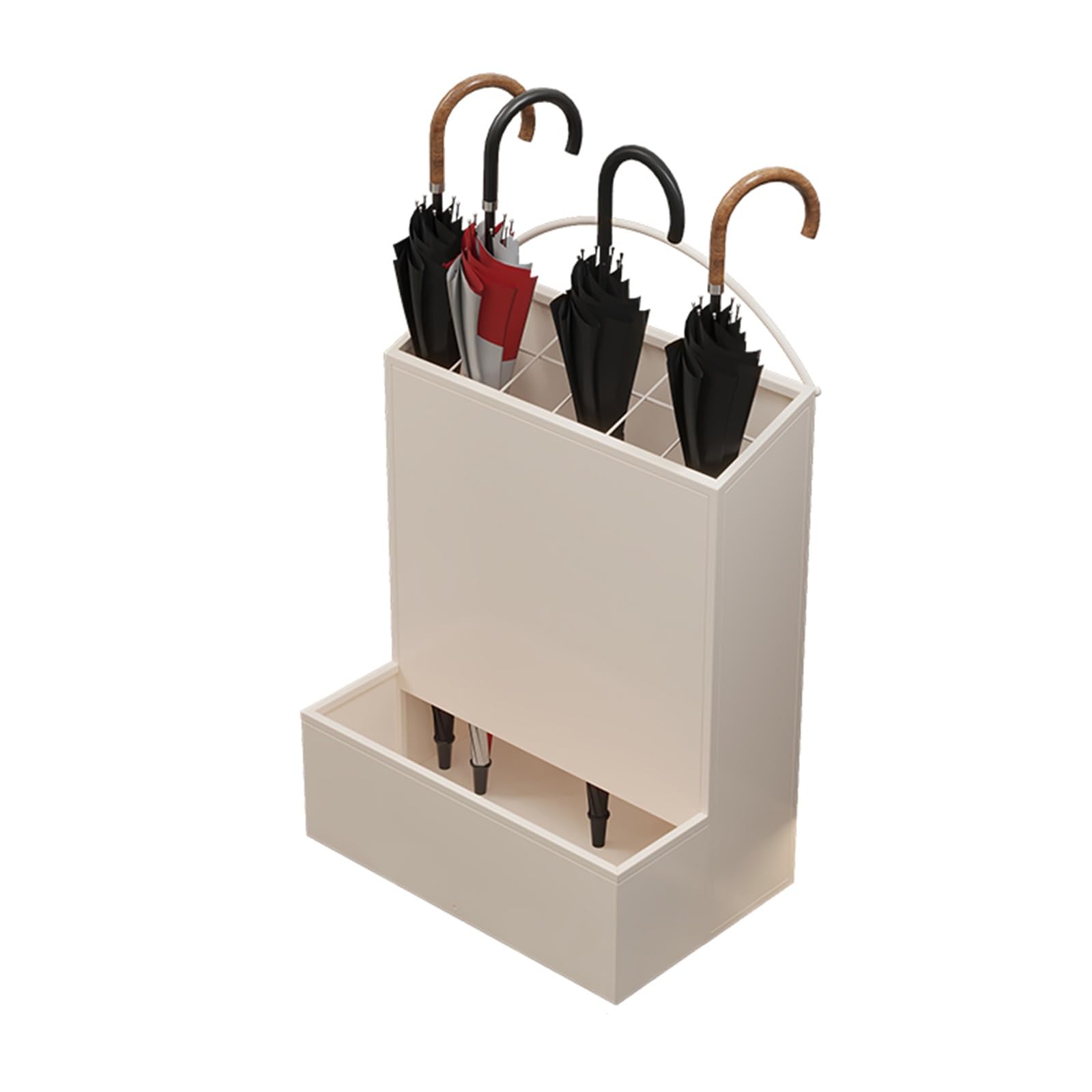 Porte-parapluies de grande capacité pour hall d'hôtel et rangement d'entrée