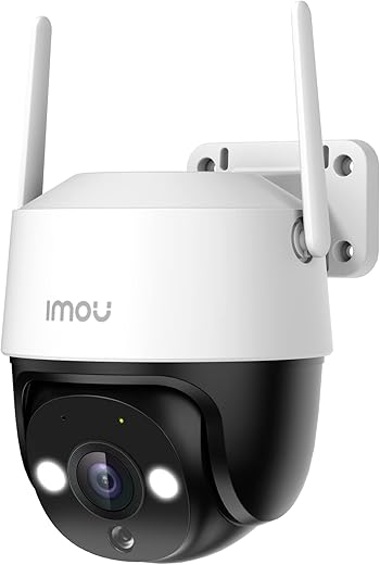 Imou 3MP 1296p CCTV Wi-Fi Pan&Tilt Security Camera, Smart Color Night Vision 30M, Two-Way Talk, Human Detection, Alarm Notification, Works with...