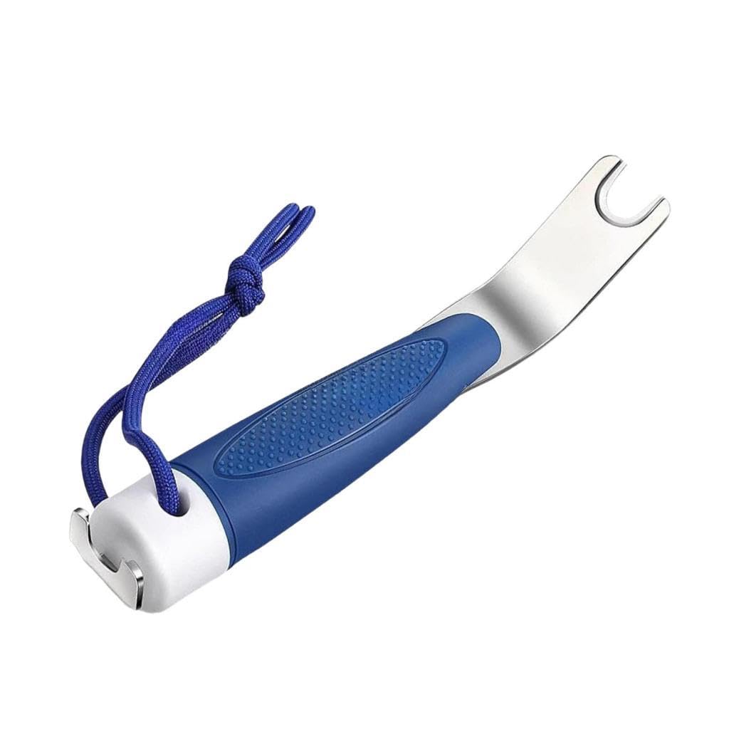 harayaa Tool for Releasing Boat Covers, Top Snapper Tool for Boat Tarpaulin Fasteners, Blue with Screws