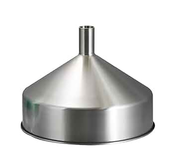 スタンド付き ステンレス 漏斗 粉末ペースト 液体 顆粒 10cm 3.9インチ スタンド付き ステンレス 漏斗 粉末ペースト 液体 顆粒 10cm 3.9