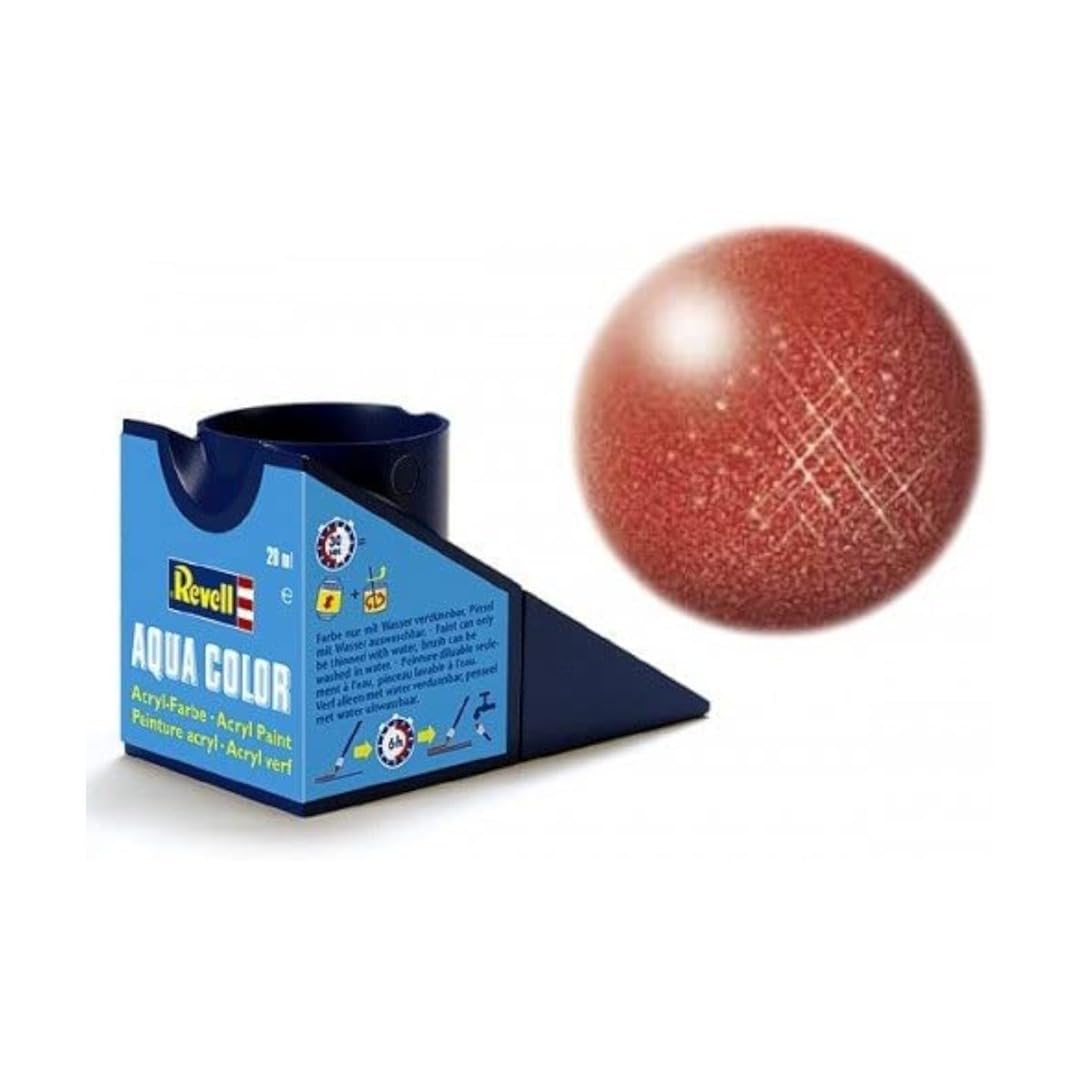 Revell 18ml Aqua Color Acrylic Paint (Bronze Metallic Finish)