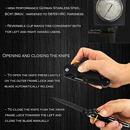 Steinbrucke Tactical Pocket Knife