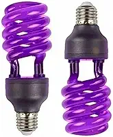 Lâmpada Luz Negra 36w Espiral - Efeito Neon - Energia Uv