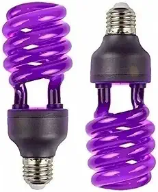 Lâmpada Luz Negra 36w Espiral - Efeito Neon - Energia Uv