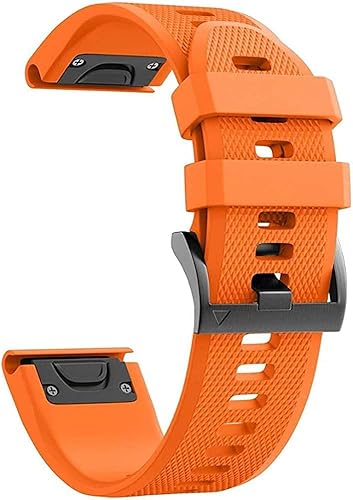 Miniatura 2 de Correa de silicona de 0.86 pulgadas de fácil ajuste compatible con Fenix 7X 6X 5X, Garmin Fenix 5X Fenix 6X Fenix 7X Descent Mk2 Smartwatches Fenix