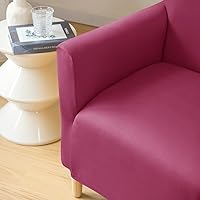 Vista 6 de XMAYODS Funda elástica para silla de club, funda de barril para silla, funda de elastano suave para sillón, funda de sofá extraíble, protector de #1