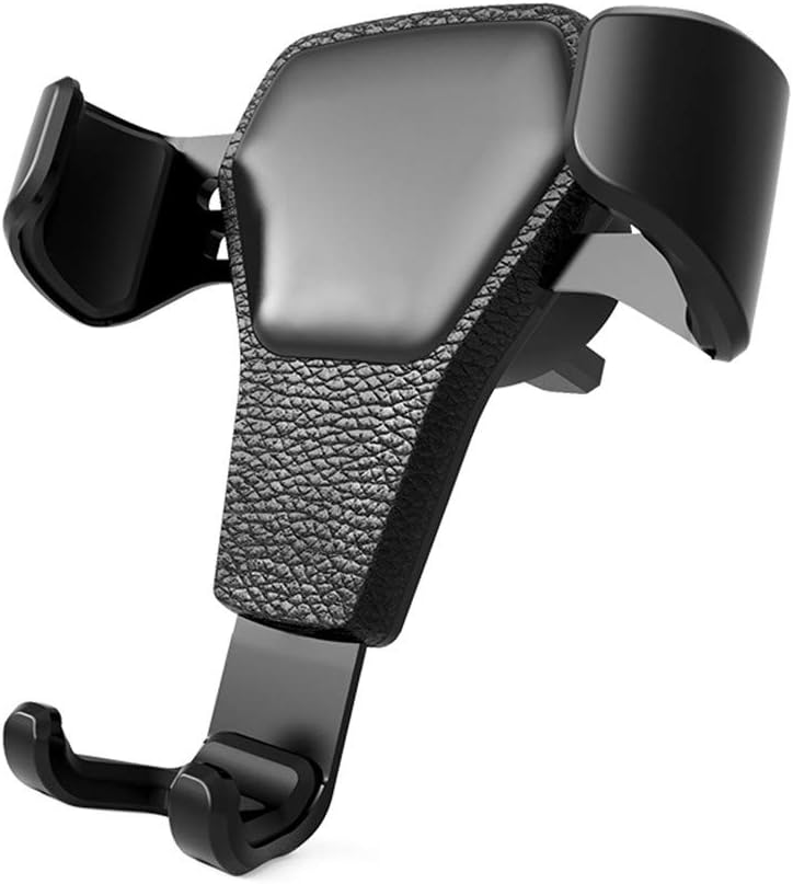YAKAR Cell Phone Holder for Car, Gravity Car Phone Mount Auto-Clamping Air Vent Car Phone Holder Universal Car Phone Mount Compatible iPhone 6s/7s/8/8Plus/X/XR/XS and Various Smart Mobile Phone(BlacK)