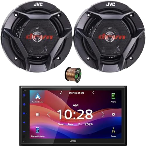 JVC KW-M595BT Doble DIN Pantalla táctil 6.8 pulg Bluetooth miniatura 1