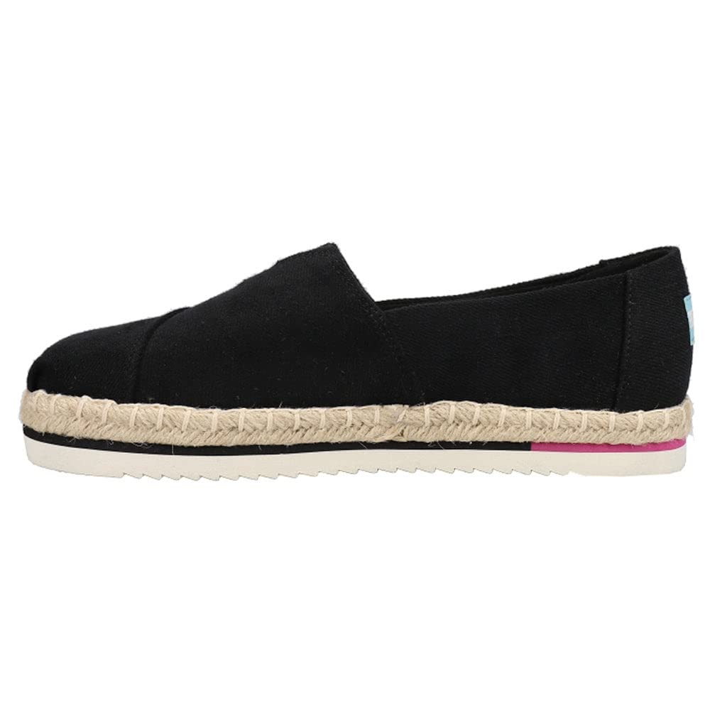 TOMSWomens Alpargata Platform Rope Slip On Flats Casual - Beige