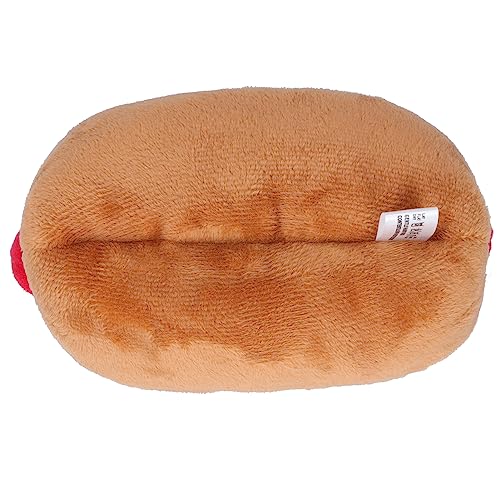 HEITIGN Plüsch Hot Dog Sound Spielzeug Simulation Essen Haustier Spielzeug Hund Katze Zubehör