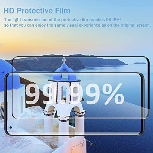 [4 Pack] For OPPO Find X5 Pro Screen Protector [2 Pcs] +Camera Lens Protector [2 Pcs], 9H Hardness for OPPO Find X5 Pro 5G Tempered Glass Screen Protector, Easy Installation for OPPO Find X5 Pro Film