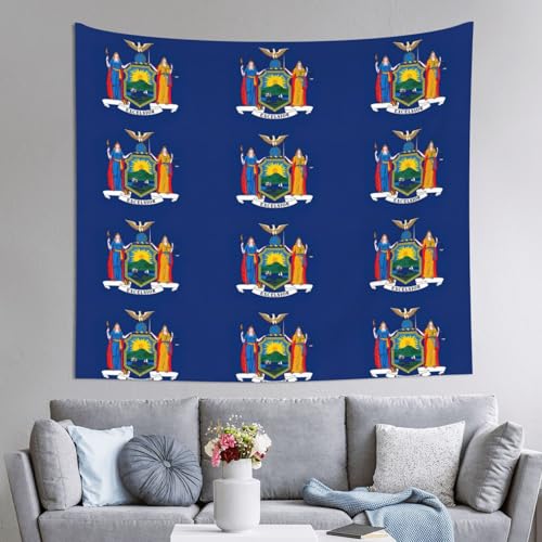 Tapiz grande de 152x130 cm EdWal con diseño de la bandera de Nueva York para cubrir tus paredes