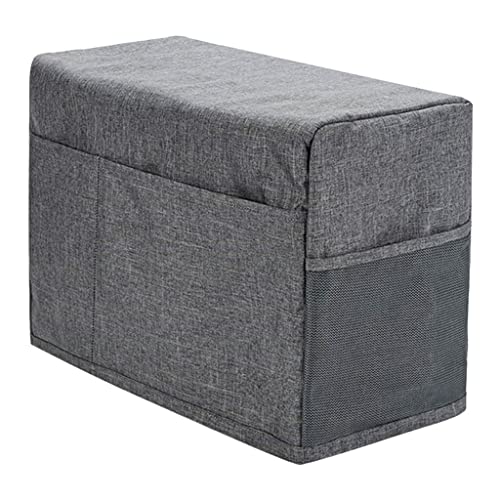 Garende Dustproof Sewing Machine Cover With Pockets Solid Polyester Pattern Foldable Tote Bag Portable For Accessories Most Standard Sewing #TOP5