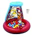 Mickey Mouse Club House Color N' Play Activity Ball Pit, 1 Inflatable & 20 Sof-Flex Balls, Blue/Red/Yellow, 37"W x 37"D x 34"H