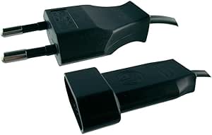 Rallonge électrique Euro 2m noir : Amazon.fr: High-Tech