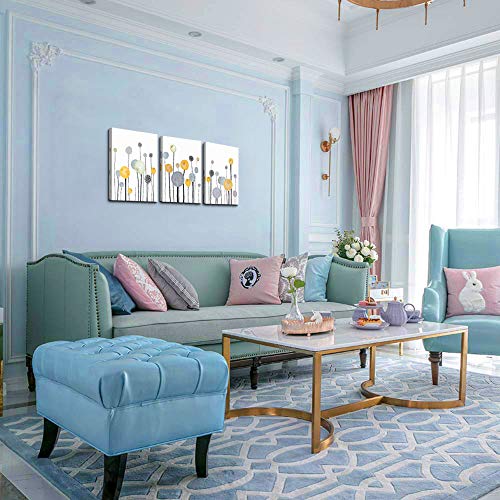 Abstract Watercolor Painting 3 Piece Framed Canvas Wall Art For Living Room Bathroom Wall Decor Canvas Prints Office Kitchen Wall Artwork Home Decor Abstract Flowers Pictures Bedroom Wall Decorations #TOP5