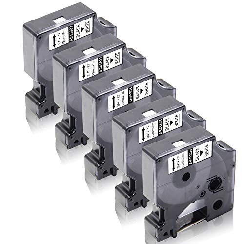 Rubans D1 45803 S0720830 à impression nette 19 mm pour LabelManager PnP