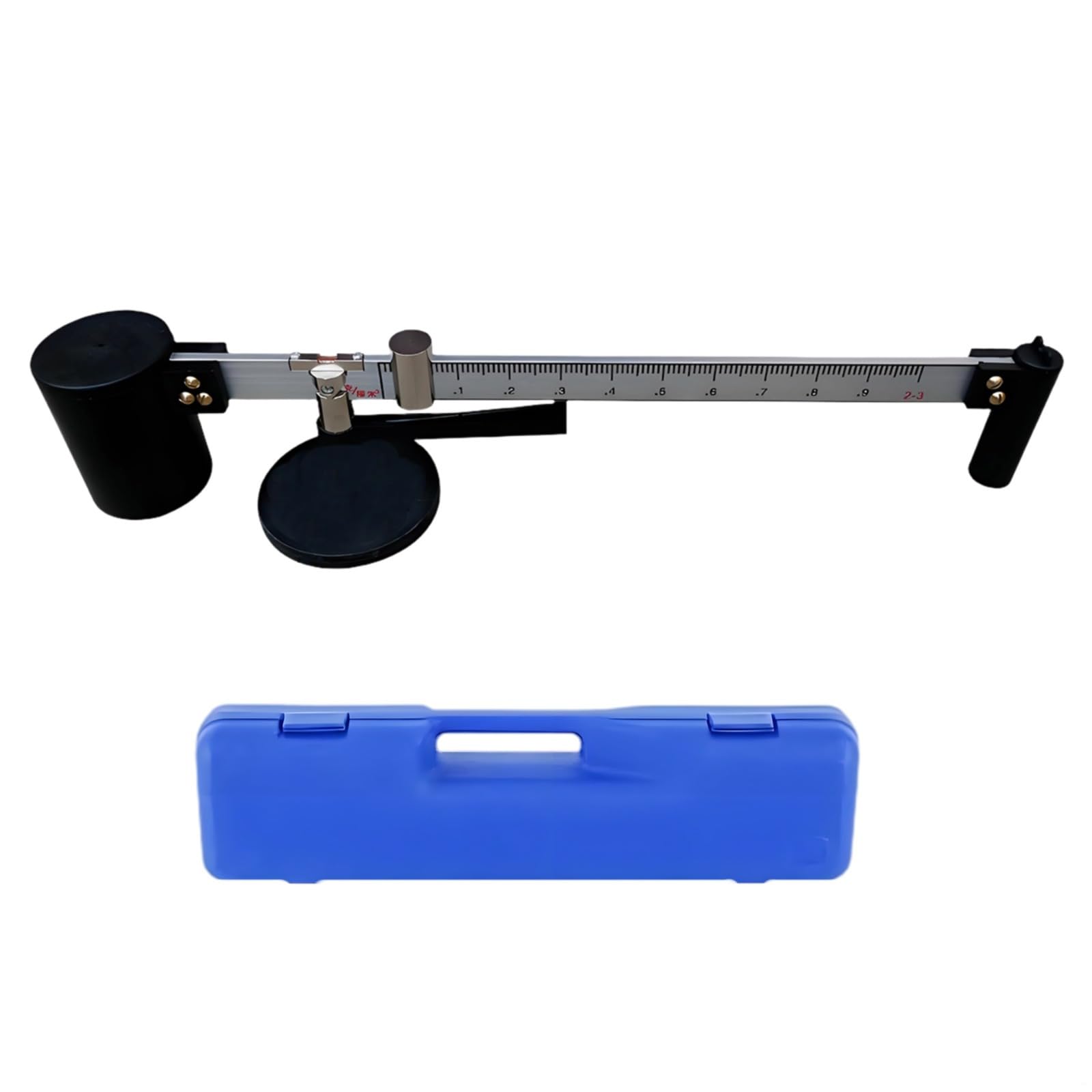 Hochpräzises Schlamm-Hydrometer, 0,96–2,5 Bereich, Aluminium-Flüssigdichtemeter mit Box im Lieferumfang enthalten