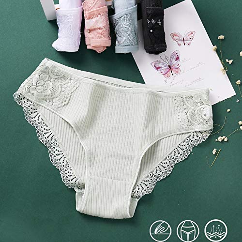 Culotte en dentelle anti-marques avec doublure coton hypoallergénique