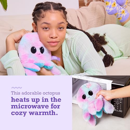 Image of Happy Helpers Octopus by Relatable, Microwavable Heating Pad For Period Cramps, Cuddly Plushies, Great Gift Ideas for Loved Ones of All Ages, Includes 1 Lavender Scented Heating Pad Plushy