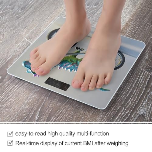 Báscula digital para baño FekiLoot con vidrio templado miniatura 5
