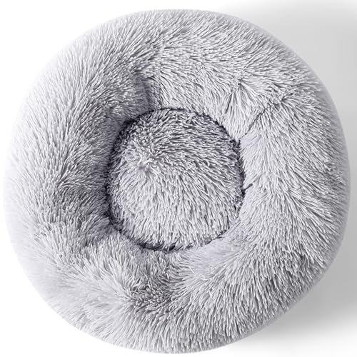 Fhodigogo Hundebett Katzenbett Katzenkissen Hundebett Kleine Hunde Donut Katzen Donut Katzen Schlafplatz Katze Kissen Katzenkorb for 5KG