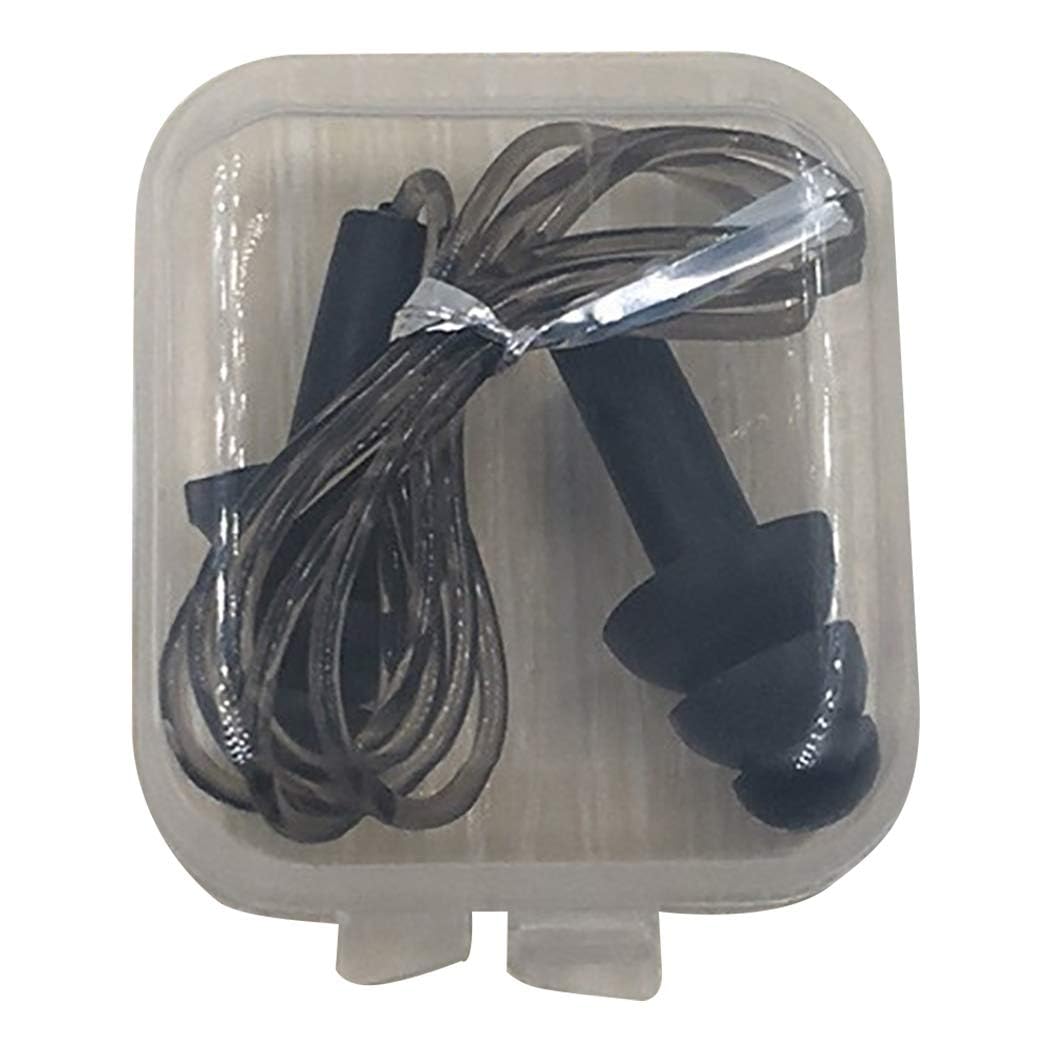 Dorakitten Silicone Earplugs Noise Cancelling Earplugs Black-image-6
