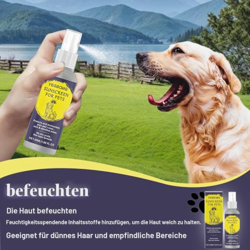 Sonnenschutz Spray für Hunde und Katzen 50ml