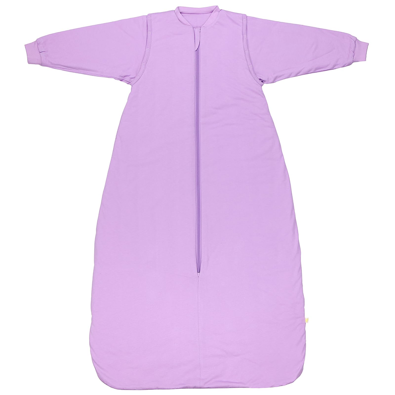 schlummersack Baby Kinder Schlafsack Ganzjahr 130 cm Lavendel | annehmbare Ärmel, gefüttert, Ganzjahresschlafsack, 2.5 Tog