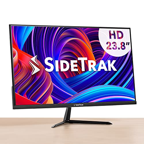 Sidetrak Select Edgeless Desktop Computer Monitor 23.8” Hd 1080P Led Va Matte Desktop Screen | 60-75Hz Refresh Rate | Hdmi, Vga | Certified Blue Light Protection | Enhanced Color Vibrance #TOP8
