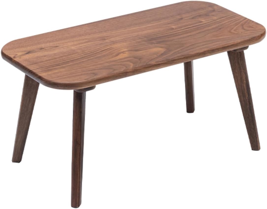 Mlaea Square Low Side Table,Retro Home Window Table with Stable Legs