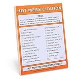 Knock Knock 12097 Nifty Note Pad, Hot Mess Citation
