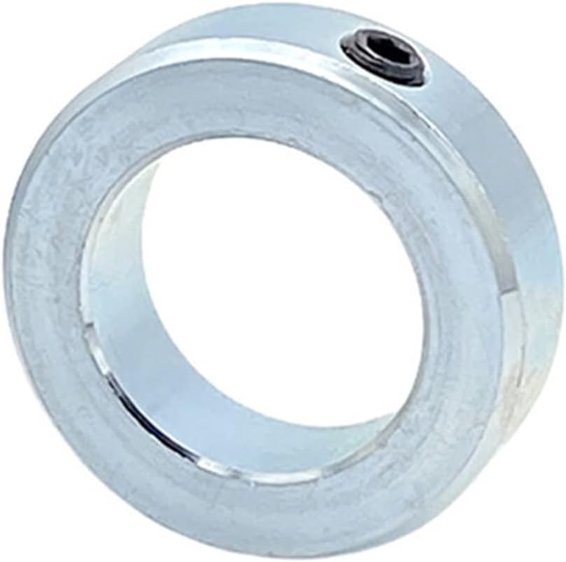 1pcs Carbon Steel Shaft Collars Fixing Ring Screwed Retaining Ring Locating Ring Fastener Throat Clamp Thrust Ring 1Pcs (Size : 40-63-18mm M10)