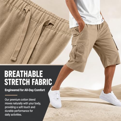 Short cargo homme anti-déchirure résistant pour éviter la transpiration - 2