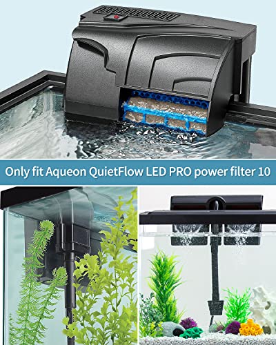 Image of Pawfly 24 Count Ammonia Reducer Filter Pads for Fish Tank Filter Pads for QuietFlow LED PRO Aquarium Power Filter Model 10 (Small)