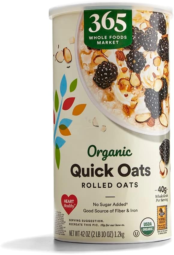 365 by Whole Foods Market, Organic Quick Oats, 42 Ounce